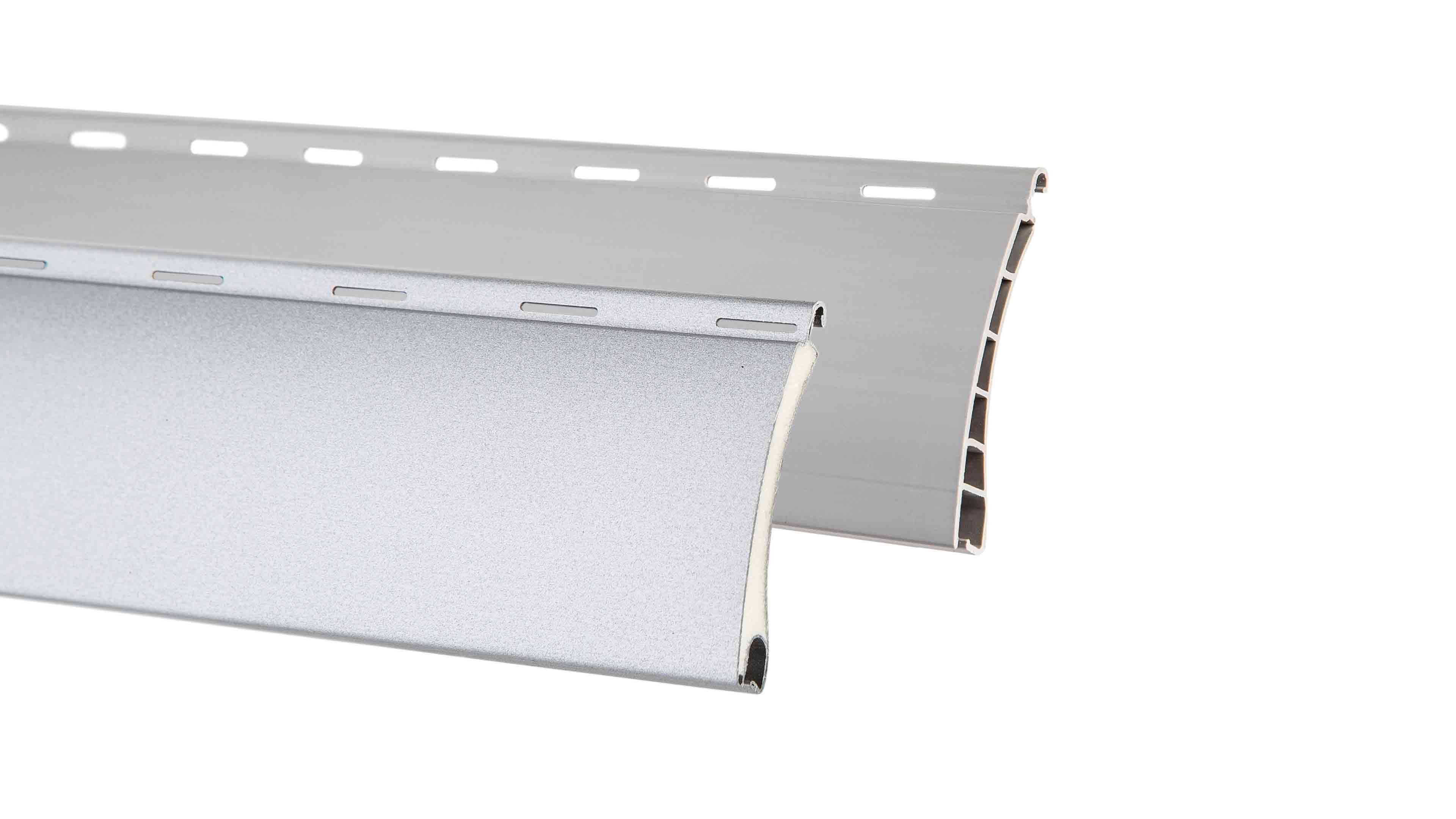 Detailansicht Rollladen Alu und PVC Lamelle