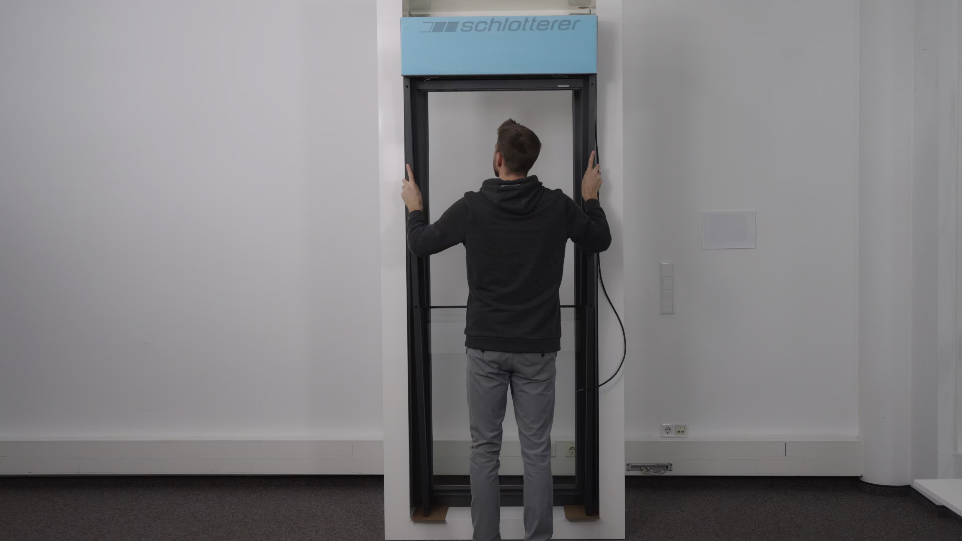 Montage Glasabsturzsicherung