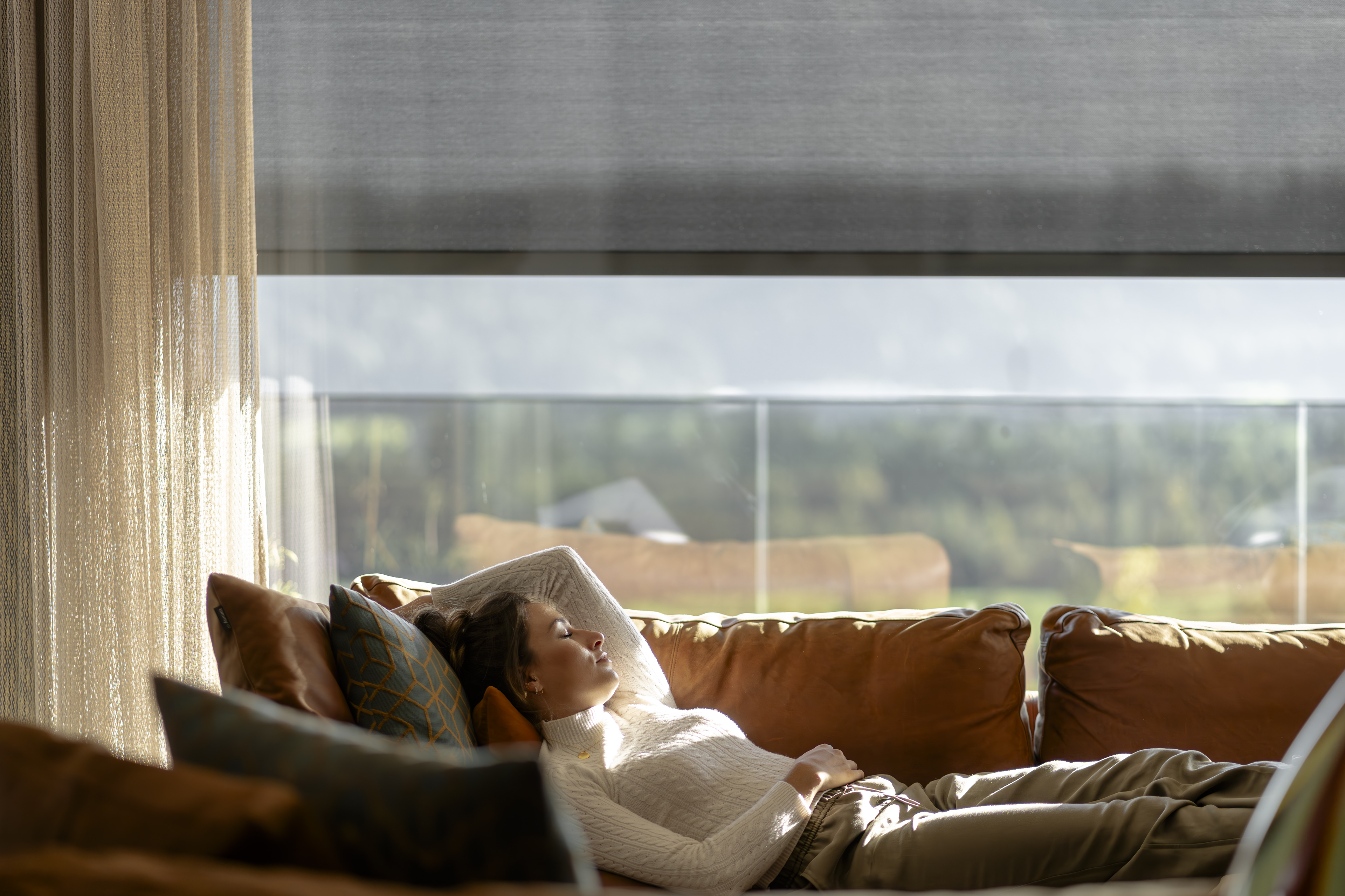 Sonnenschutz für das Wohnzimmer